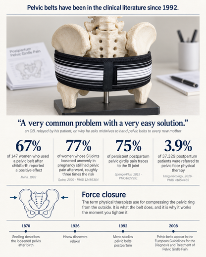 Instant Lower Back Relief With The Postpartum Hip Belt