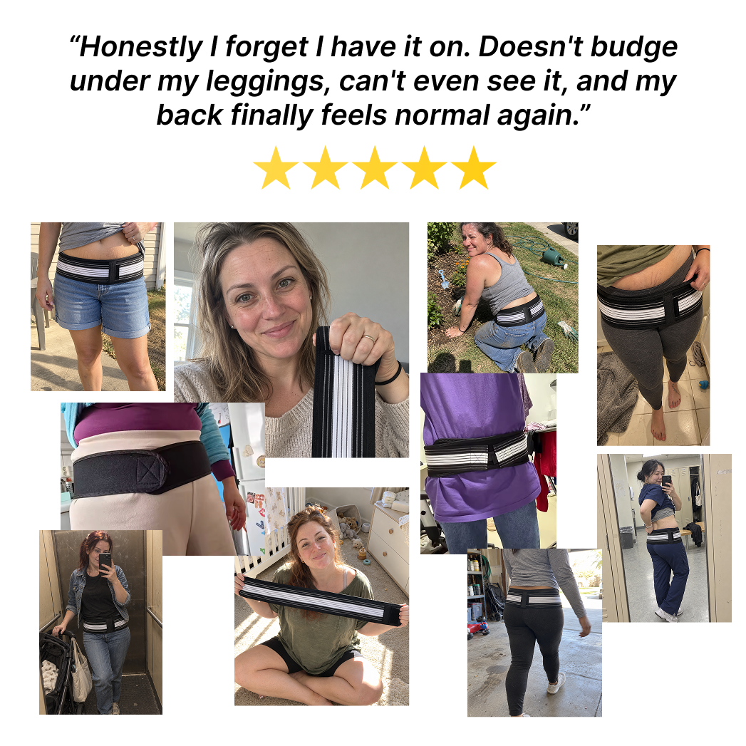 Instant Lower Back Relief With The Postpartum Hip Belt